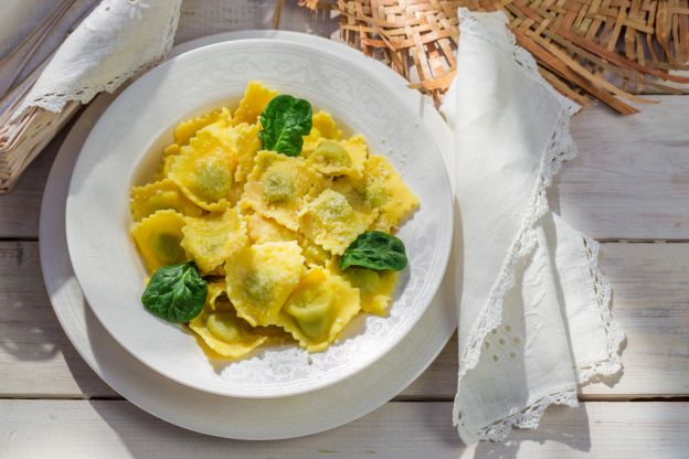 6. Ravioli fatti in casa ricotta e spinaci