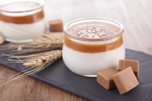 56. Panna cotta al caramello