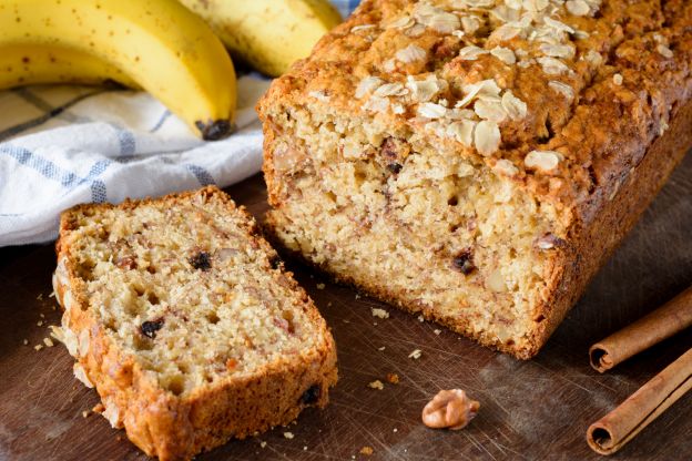 Torta di noci e banane (ricetta come Starbucks)