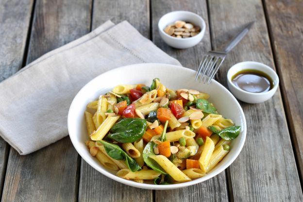 8. Pennette senza glutine con verdure e curry