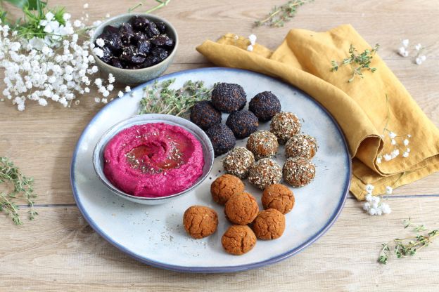 Falafel con hummus