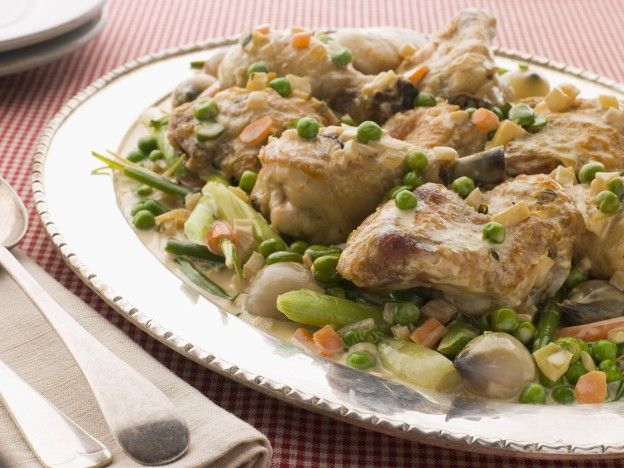 Pollo in fricassea