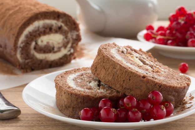 Rotolo di cioccolato con pochi carboidrati