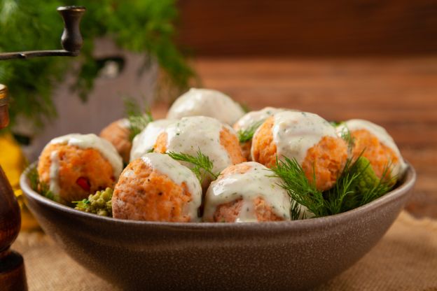 Polpette di salmone