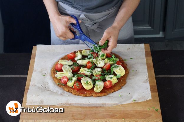 Preparazione della pizza