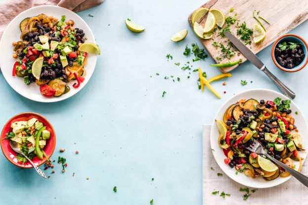 Insalata con verdure arrosto