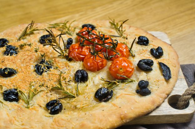 Focaccia alle olive