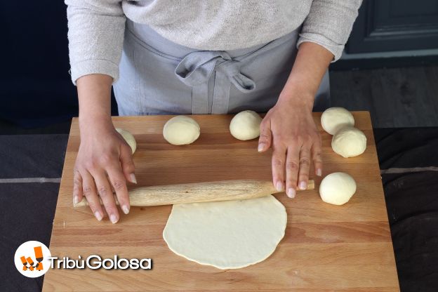 Preparazione dei calzoni