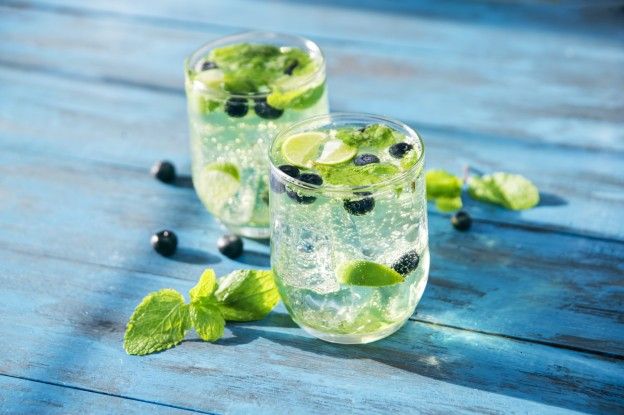 Mojito ai mirtilli