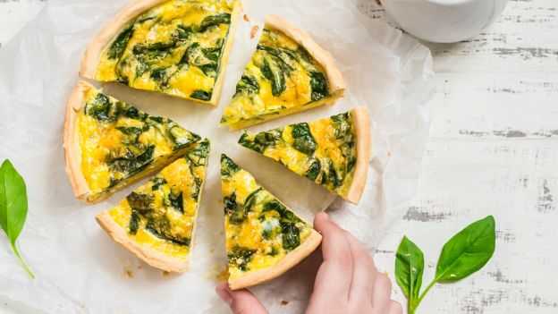 14. Torta salata ai carciofi e spinaci