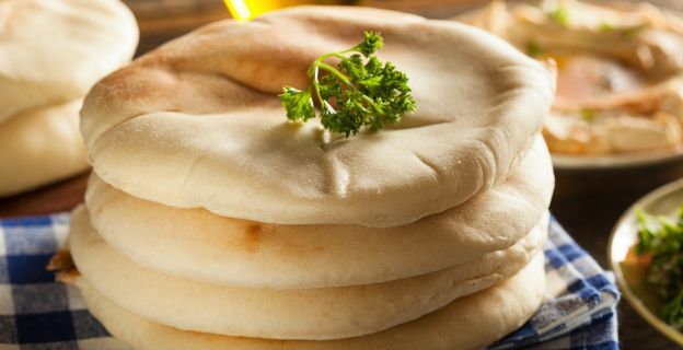 Pane arabo o pita (BACINO DEL MEDITERRANEO)