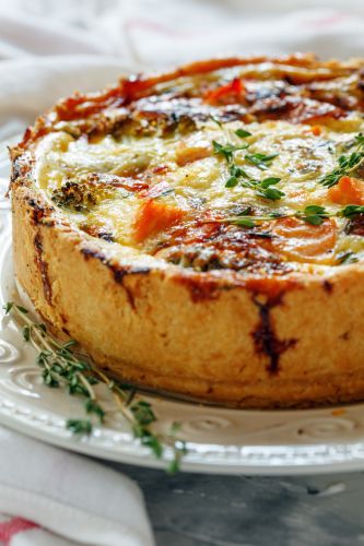 Quiche de salmone