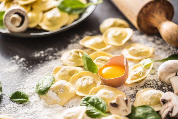 6. Tortellini panna e prosciutto