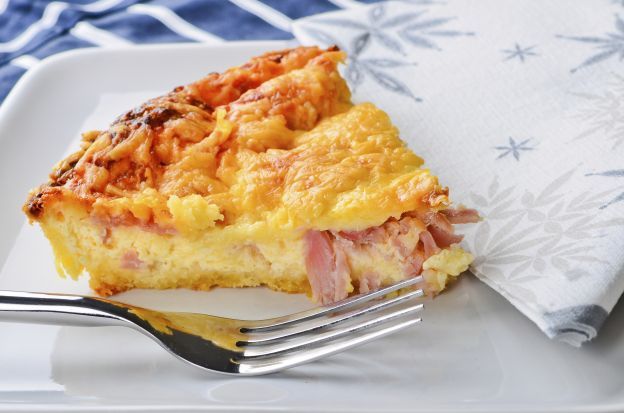 6. Mini quiche fior di prosciutto con uova in camicia