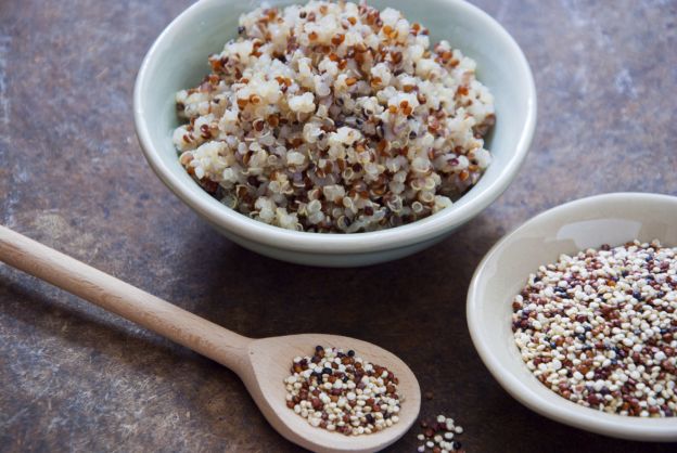 Quinoa con vaniglia e mandorle