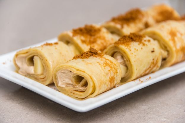 Crespelle di budino di riso