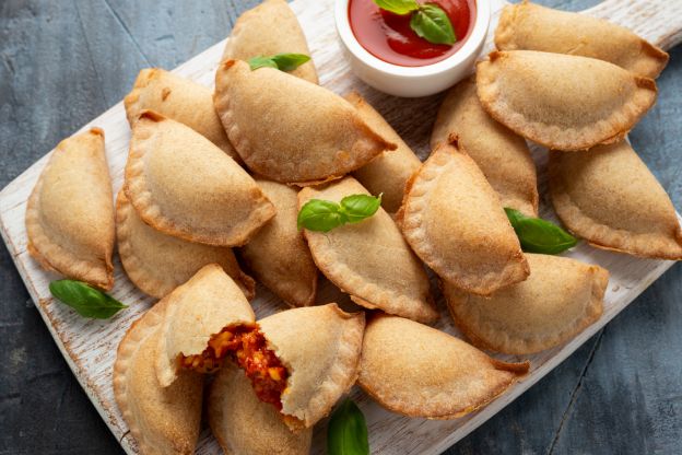 Mini calzone alle patate dolci