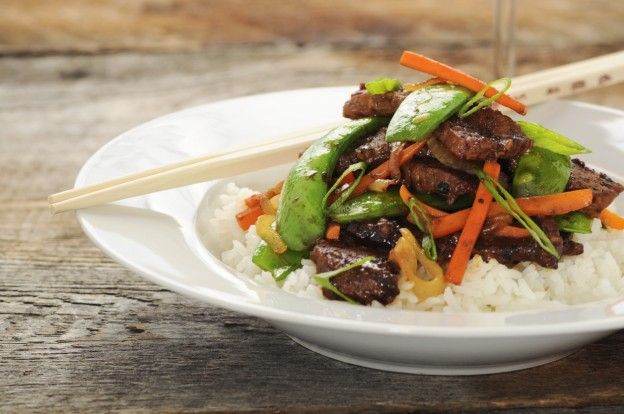 Teriyaki di manzo con verdure