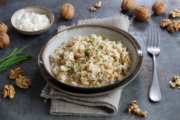 Risotto light alle noci