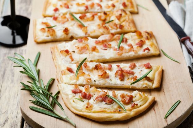 Focaccia patate e pancetta