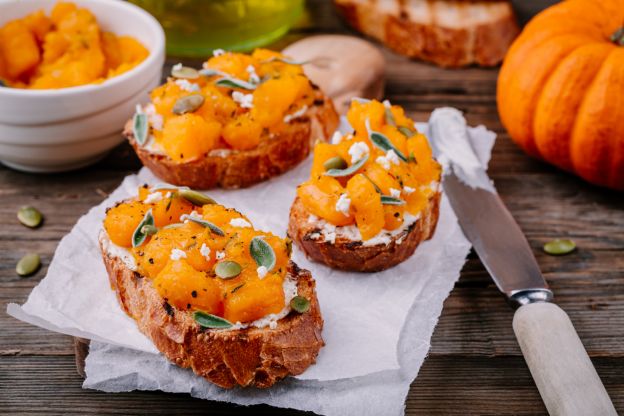 Crostini alla zucca