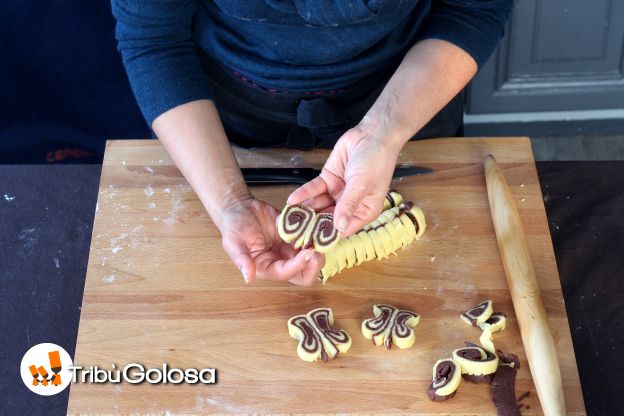 Preparazione dei biscotti