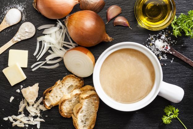 Zuppa di cipolla fatta in casa