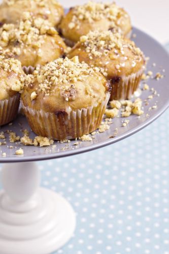 Muffin al cioccolato bianco