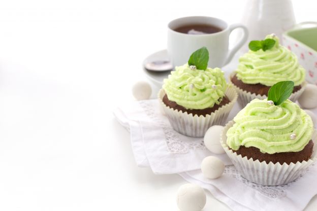 Cupcakes al cioccolato e menta