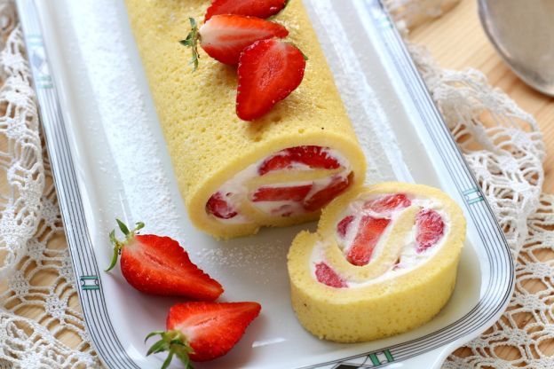 Rotolo alle fragole