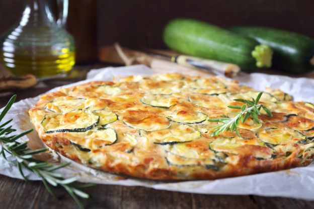 Frittata di zucchine e feta