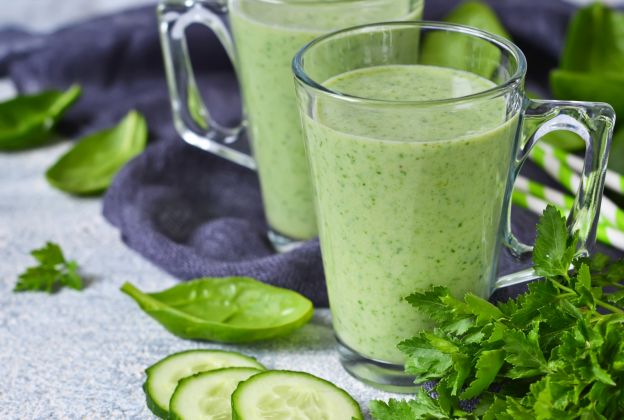 Smoothie avocado e cetriolo