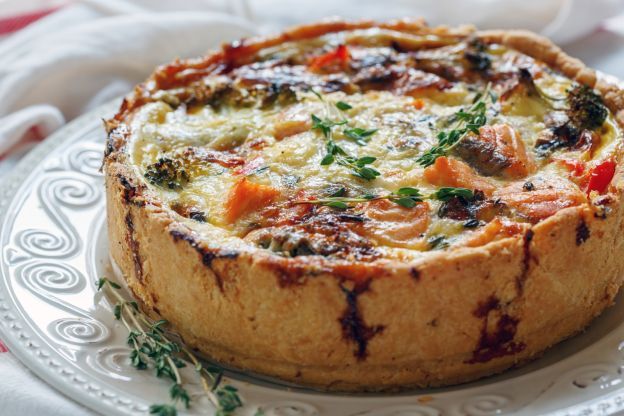 QUICHE SALMONE E PEPERONI, TROPPO PERFETTA PER ESSERE VERA