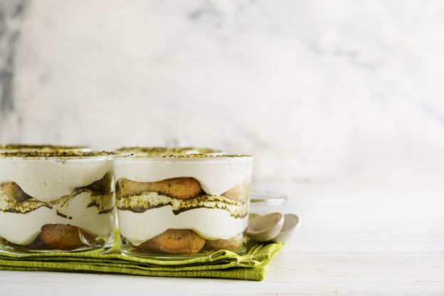 5. Tiramisù al pistacchio (senza uova né mascarpone)