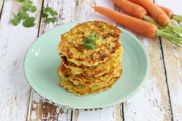 Frittelle con carote e zucchine