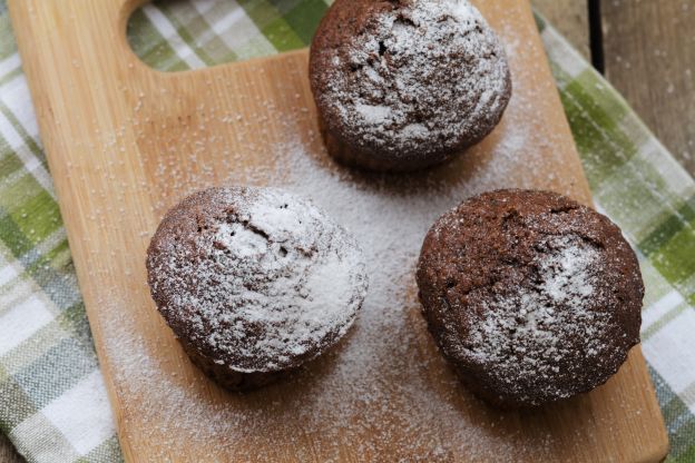 Tortini con cioccolato e zucchine