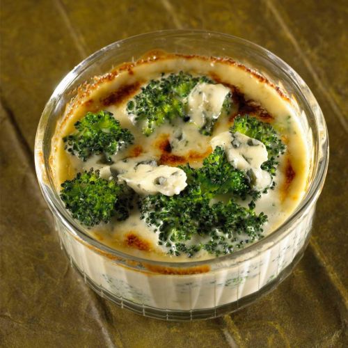 Sformato di formaggio con broccoli