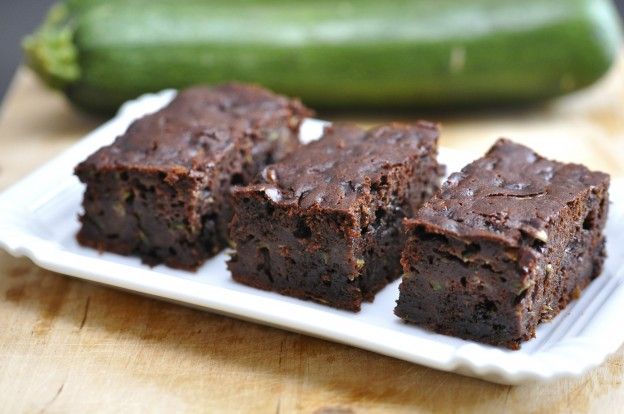 Brownies al cioccolato e zucchine