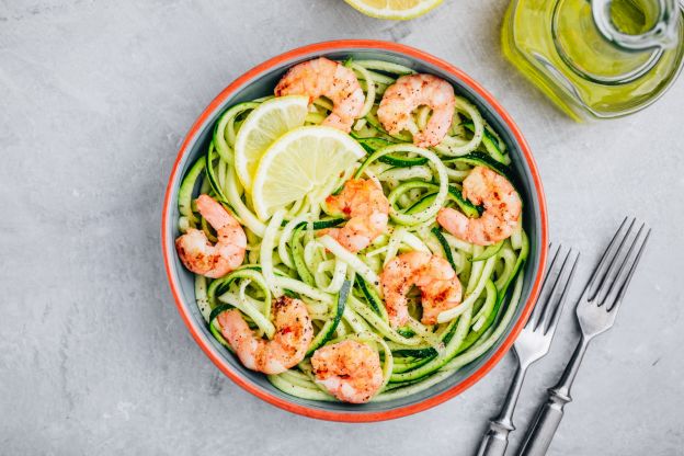 Zoodles ai frutti di mare