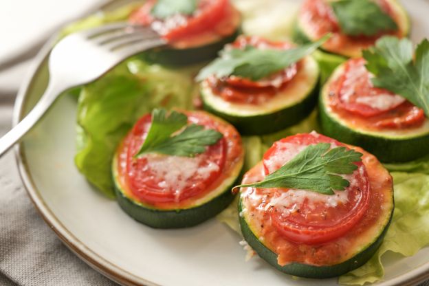 Mini pizzette di zucchine