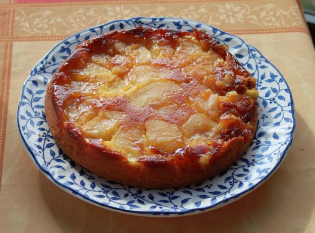 Torta rovesciata alle mele caramellate