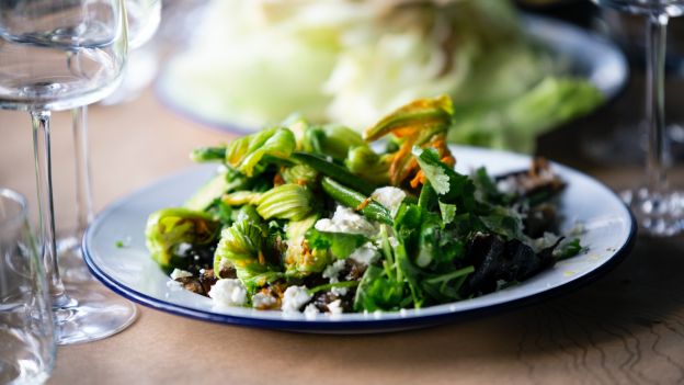 Insalata di fiori di zucca