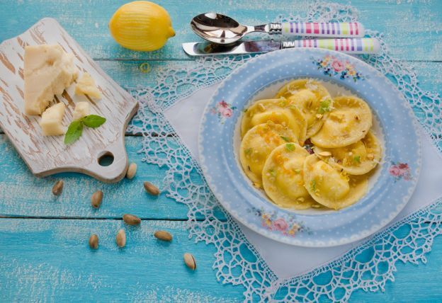 Tortelli di pasta ricotta e spinaci