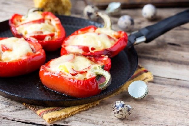 PEPERONI GRIGLIATI CON FORMAGGINO FILANTE