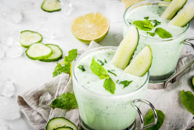 Gazpacho di cetrioli con feta