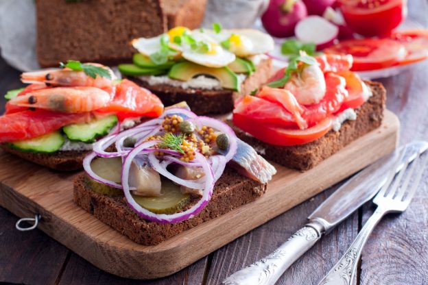 Toast ai frutti di mare