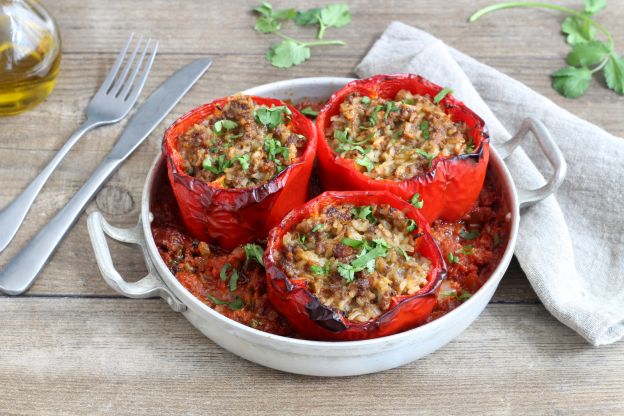 Carne macinata con peperoni