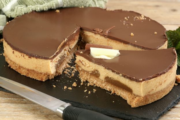 24. CHEESECAKE CIOCCOLATO E CARAMELLO