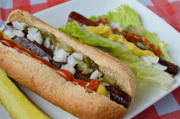 Hot dog vegano