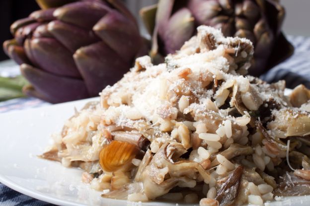 9. Risotto con carciofo e zucchine